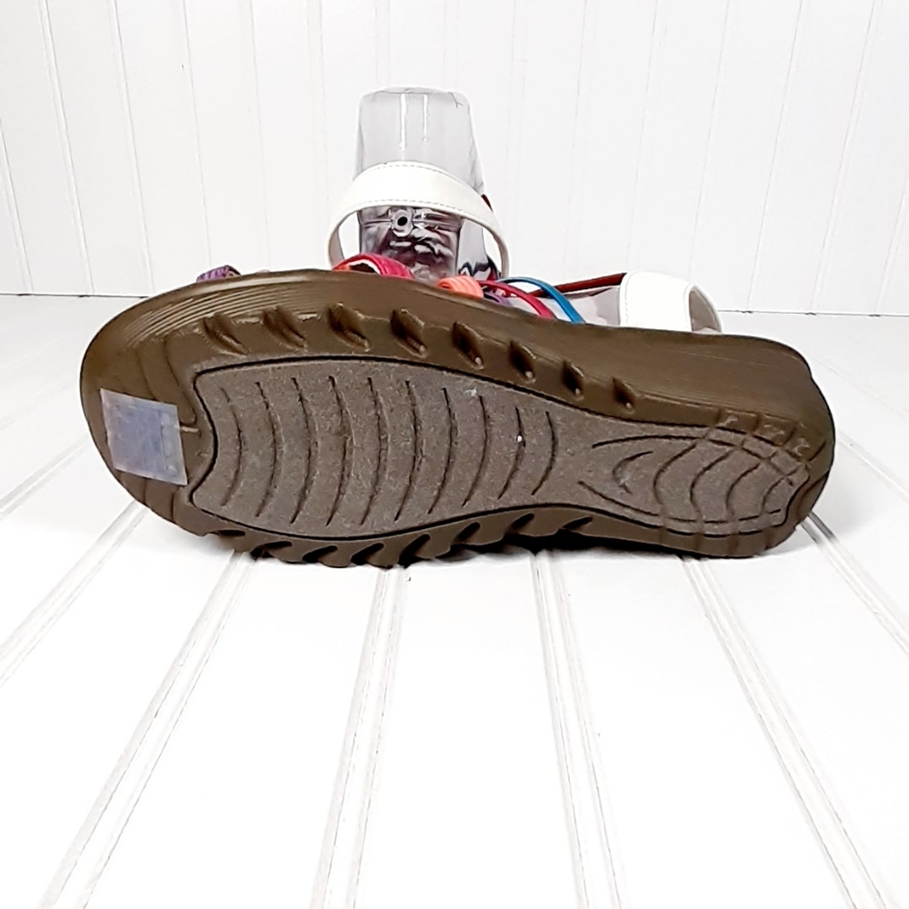 NEW Skechers Womens Parallel - Crossed Wires -Wedge Sandals - Picture 12 of 15